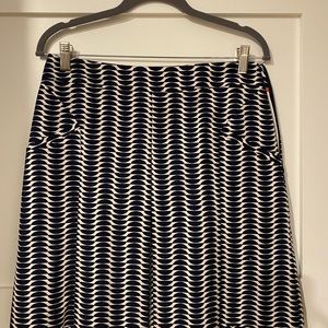 Boden A-Line Skirt Size 6- Cute pleat detail in front, pockets and fully lined